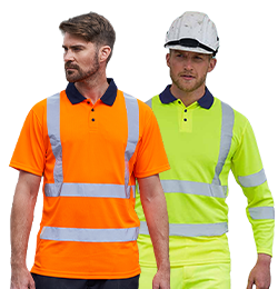 Men's Hi Vis Polo Shirts