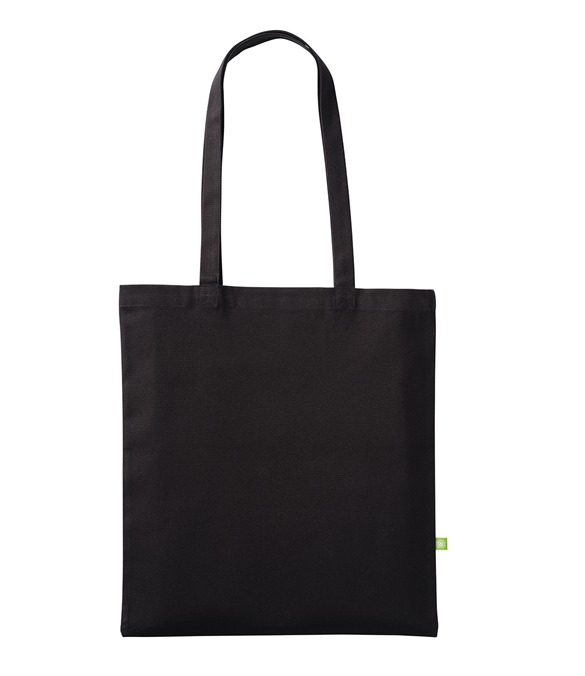 Premium organic canvas shopper long handle