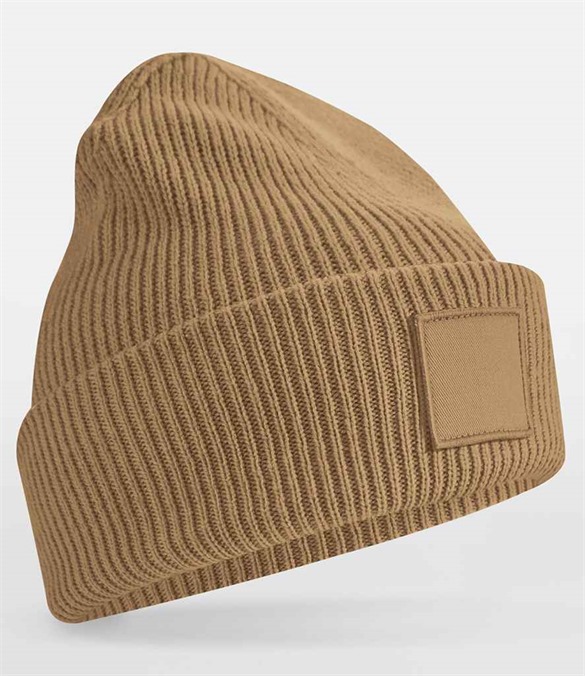 Beechfield Deep Cuff Tonal Patch Beanie