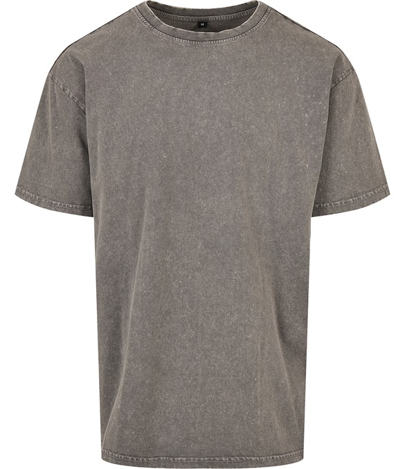Acid washed heavy oversized tee