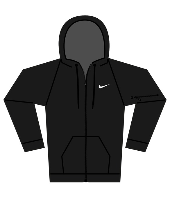 Nike men’s full-zip fitness hoodie