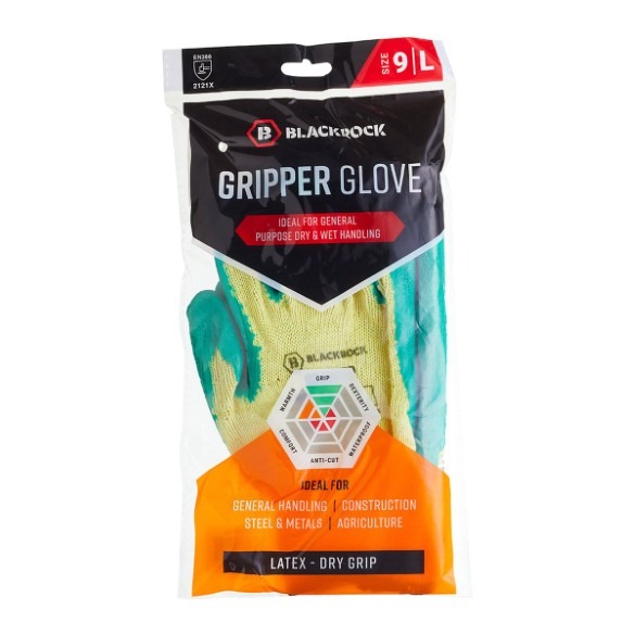 Blackrock Gripper Gloves Pack 6 Pairs