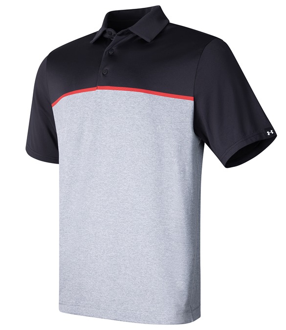 UA playoff 3.0 stripe polo LB – edge lit