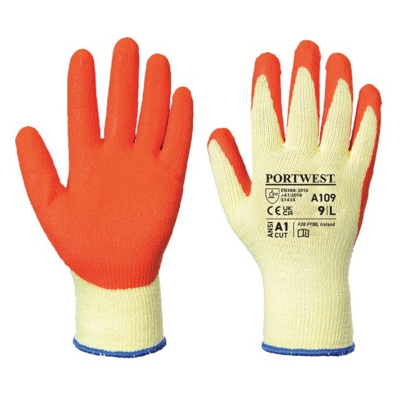 Grip 10 Latex Crinkle Retail Glove