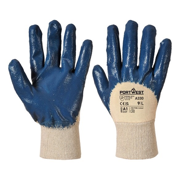 Grip 12 Nitrile Light Knitwrist Glove