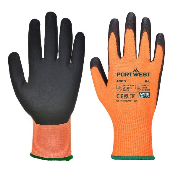 Cut D13 PU Viz-Tex Glove