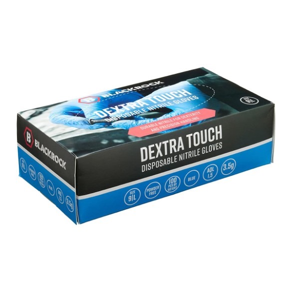Blackrock Detra Touch Disposable Nitriles Gloves Box 100 pcs