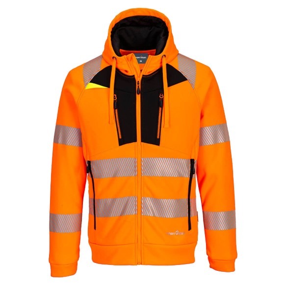 DX4 Hi-Vis Zip Hoodie