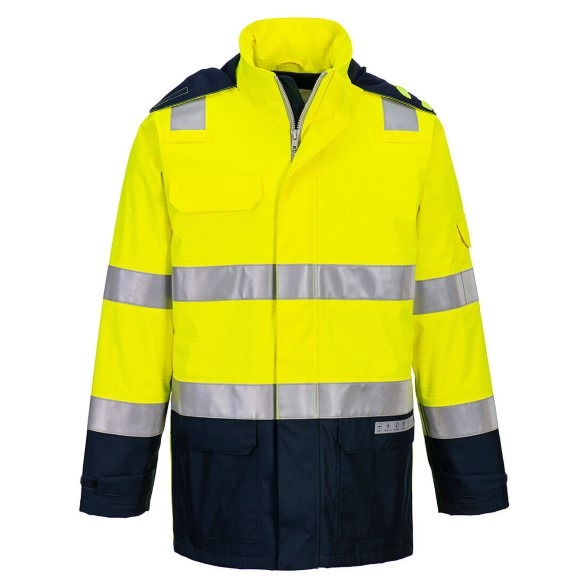 Bizflame Rain+ Hi-Vis Multi-Norm Contrast FR Jacket