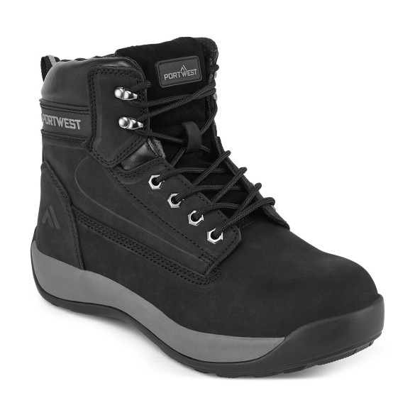 Steel Nubuck Leather Mid Boot S3 HRO