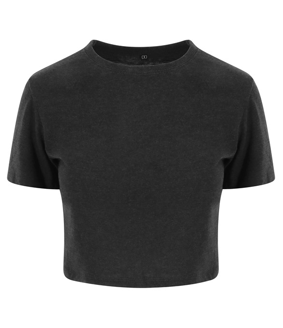 Women's triblend cropped T