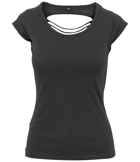 Women's back cut tee