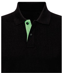 Men's classic fit contrast polo