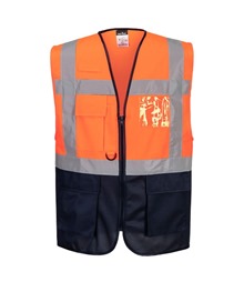 Warsaw Hi-Vis Contrast Executive Vest