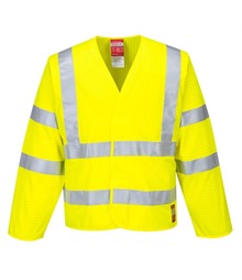 Bizflame Hi-Vis FR Long Sleeve Vest