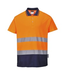 Hi-Vis Cotton Comfort Contrast Polo Shirt S/S
