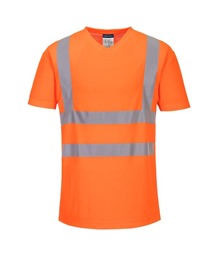 Hi-Vis Cotton Comfort Mesh Insert T-Shirt S/S