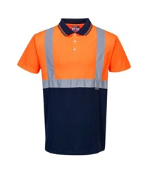 Hi-Vis Contrast Polo Shirt S/S